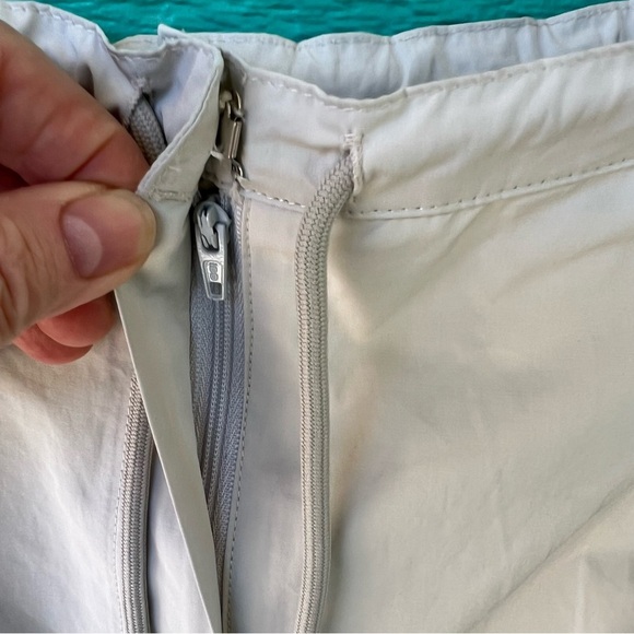 LUCCA LIGHTWEIGHT PERFORMANCE COTTON POLY CARGO MAXI SKIRT KHAKI SIZE MEDIUM NWT - Picture 8 of 10